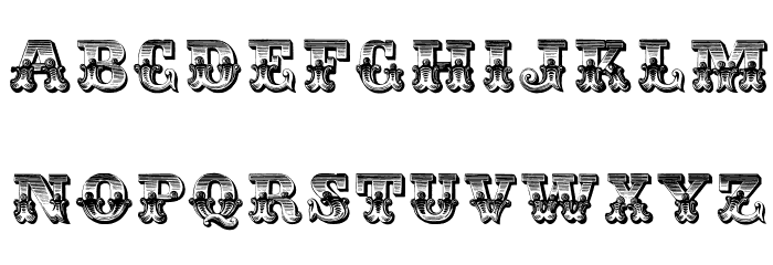 Romantiques Font LOWERCASE