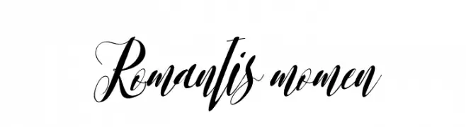 Romantis momen  Frei Schriftart Herunterladen