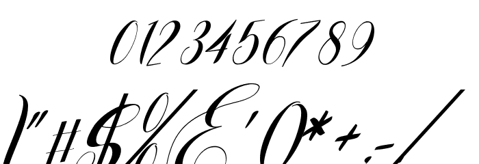 Romantis momen Font OTHER CHARS