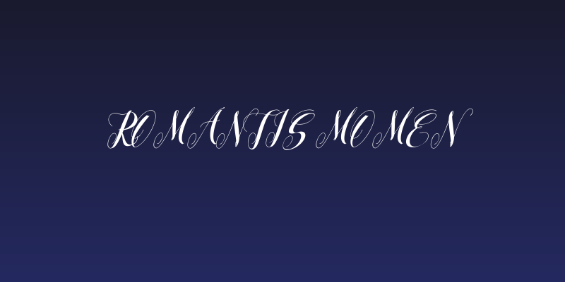 Romantis momen Social Header