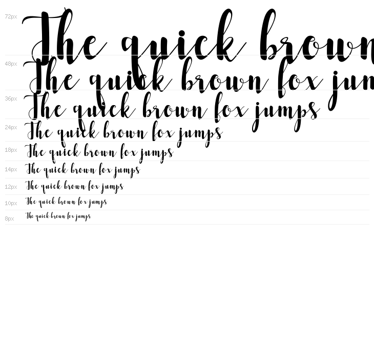 RomantisScript Waterfall