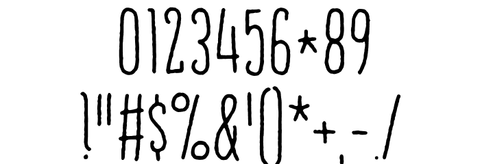 Romantisk DEMO Regular Font OTHER CHARS