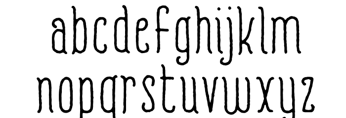 Romantisk DEMO Regular Font LOWERCASE