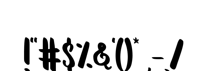 Romanttica Font OTHER CHARS