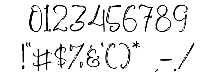 Romantyc Goblins Font OTHER CHARS