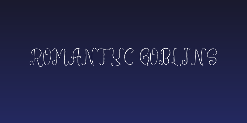 Romantyc Goblins Social Header