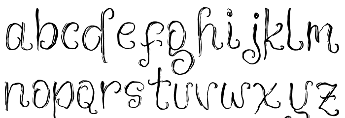 Romantyc Goblins Font LOWERCASE