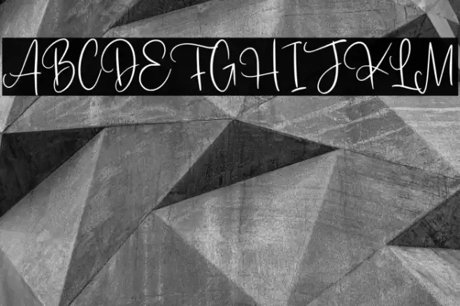 Romantyc Paradise フォント examples