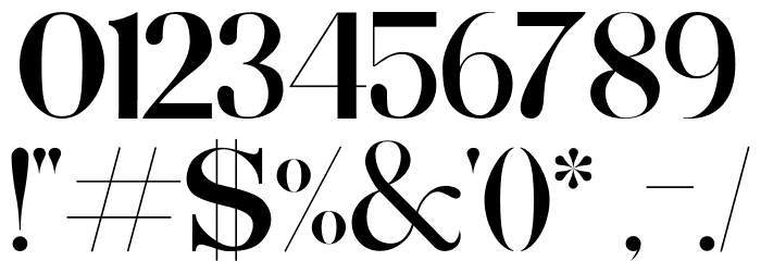 Romario Font OTHER CHARS