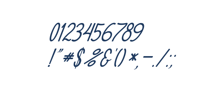 RomarioItalicDemo Other Characters