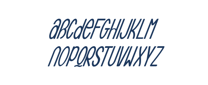 RomarioItalicDemo Lowercase