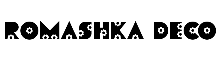 Romashka Deco  font caratteri gratis