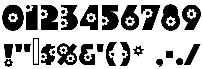 Romashka Deco Font OTHER CHARS