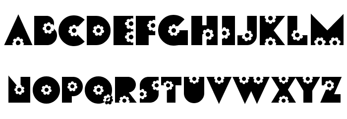 Romashka Deco Font LOWERCASE