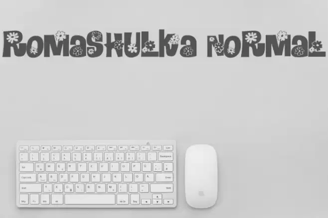 Romashulka Normal Font examples