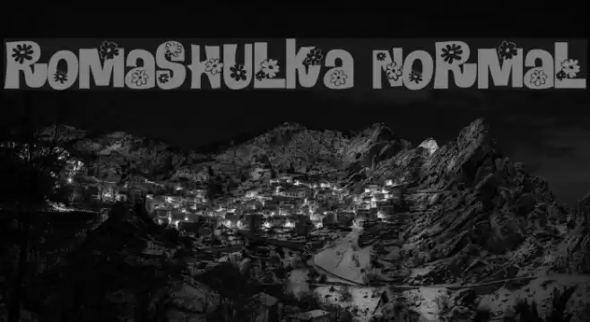 Romashulka Normal Font examples