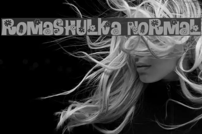 Romashulka Normal Font examples