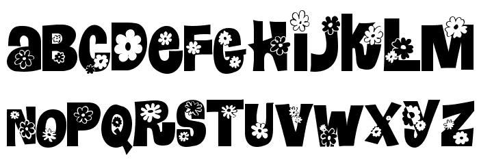Romashulka Normal Font LOWERCASE