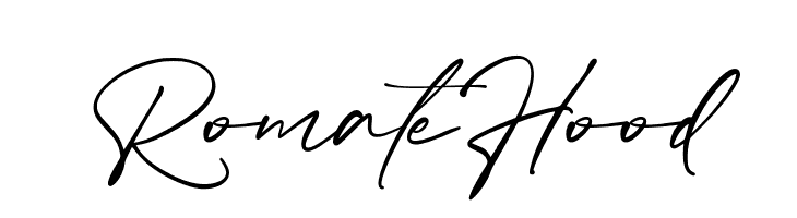 Romate Hood  font caratteri gratis