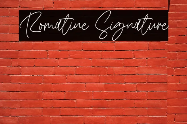 Romatine Signature Example 3