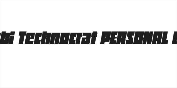 Rombi Technocrat PERSONAL Bold Logo