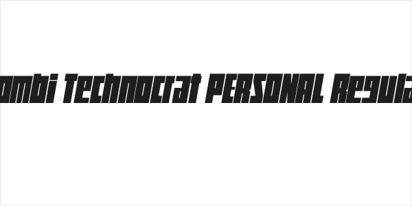 Rombi Technocrat PERSONAL Regular Logo
