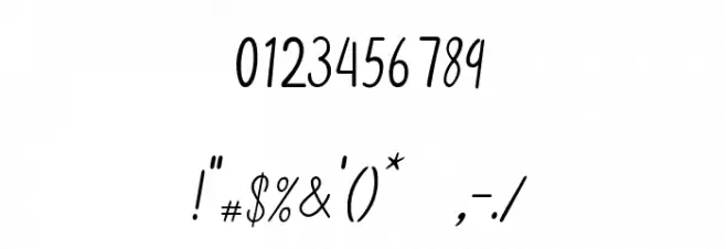 RomeJanction Font OTHER CHARS