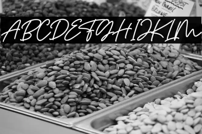 Romedance Font examples