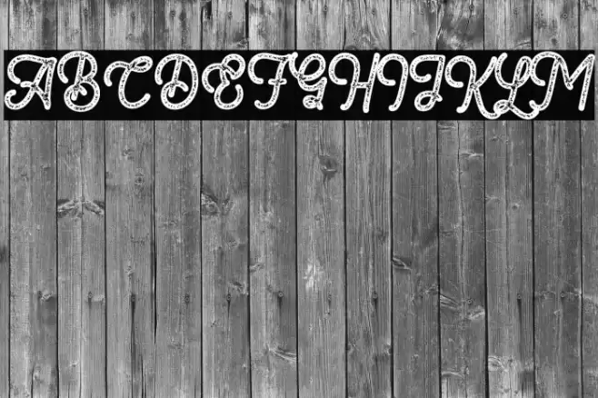 Romedhal Script Stamp フォント examples