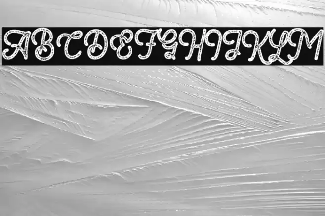 Romedhal Script Stamp フォント examples