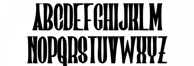 Romelano Bold PERSONAL USE Bold Шрифта ВЕРХНИЙ