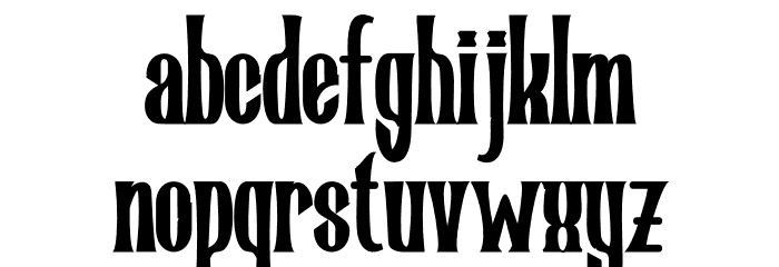 Romelano Bold PERSONAL USE Bold Font LOWERCASE