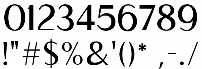 RomelioSans Font OTHER CHARS