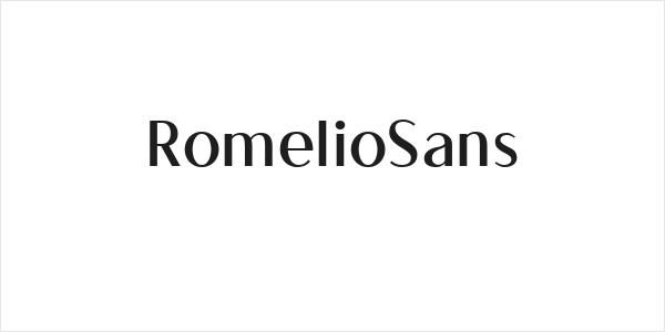 RomelioSans Logo