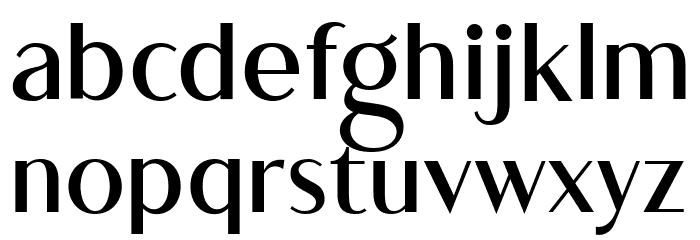 RomelioSans Font LOWERCASE