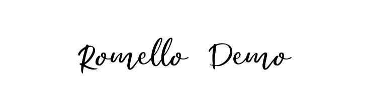 Romello Demo  नि: शुल्क फ़ॉन्ट्स डाउनलोड