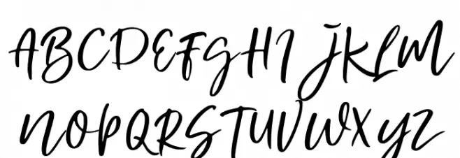 Romello Demo Schriftart Groß