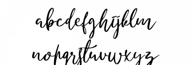 Romello Demo 字体 小写