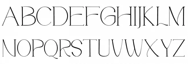 Romentic Schriftart Groß