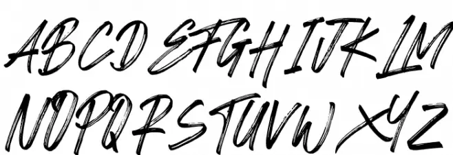 Romeo Fans Schriftart Groß