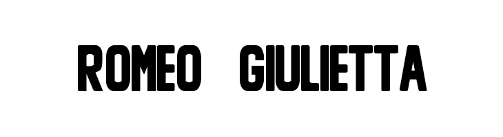 Romeo+Giulietta Font