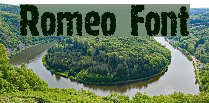 Romeo Font examples