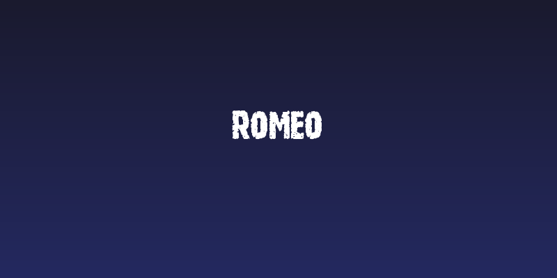 Romeo Social Header