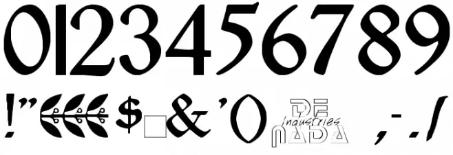 Romeodn Font OTHER CHARS