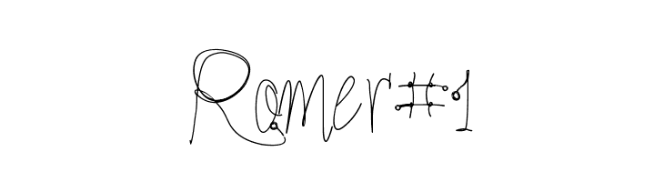 Romer#1  नि: शुल्क फ़ॉन्ट्स डाउनलोड