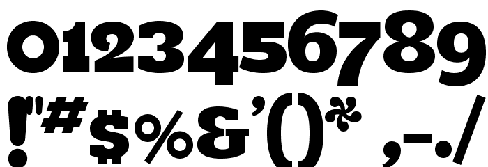 Romeral Font OTHER CHARS