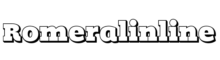 Romeralinline Font
