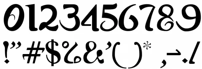 Romerati Font OTHER CHARS