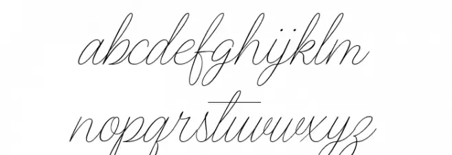 Romeria Notes PERSONAL USE Regular Schriftart Kleinbuchstaben