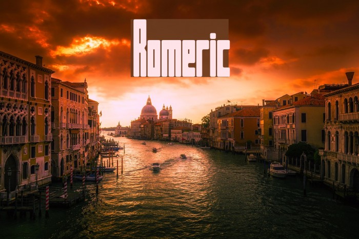 Romeric Font examples